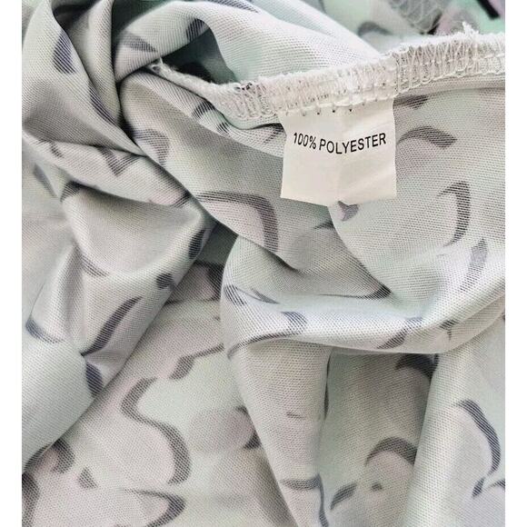 Pit Viper (Mens Size XL) Green Spotted Cheetah Print Short Sleeve Stretch Shirt - Picture 5 of 8